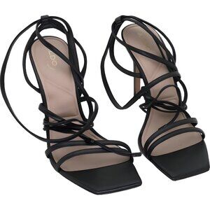 ALDO Phaeddra Strappy Stiletto Heels Black - Women's US 10M